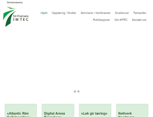 Tablet Screenshot of imtec.org